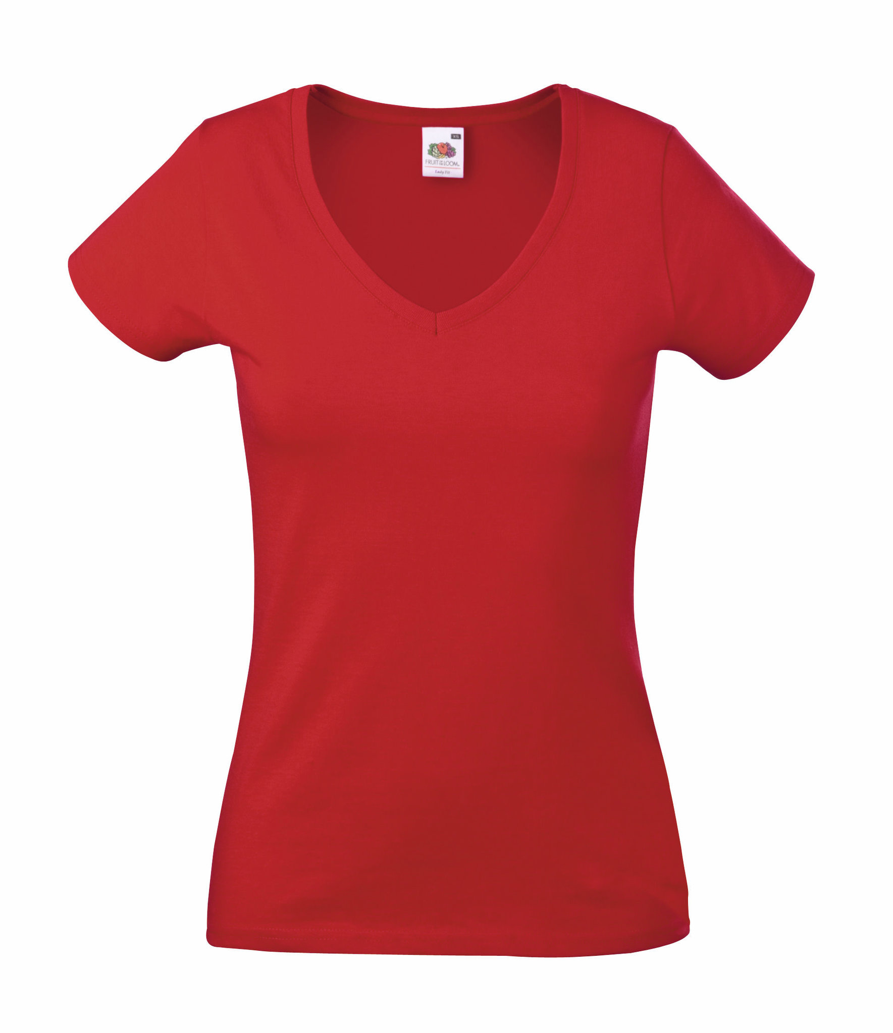 Fruit of the Loom SS047 - T-shirt Col V pour femme