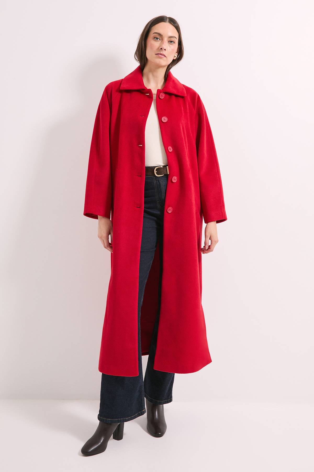 Wallis Manteau Maxi à Boutons Principles by Wallis