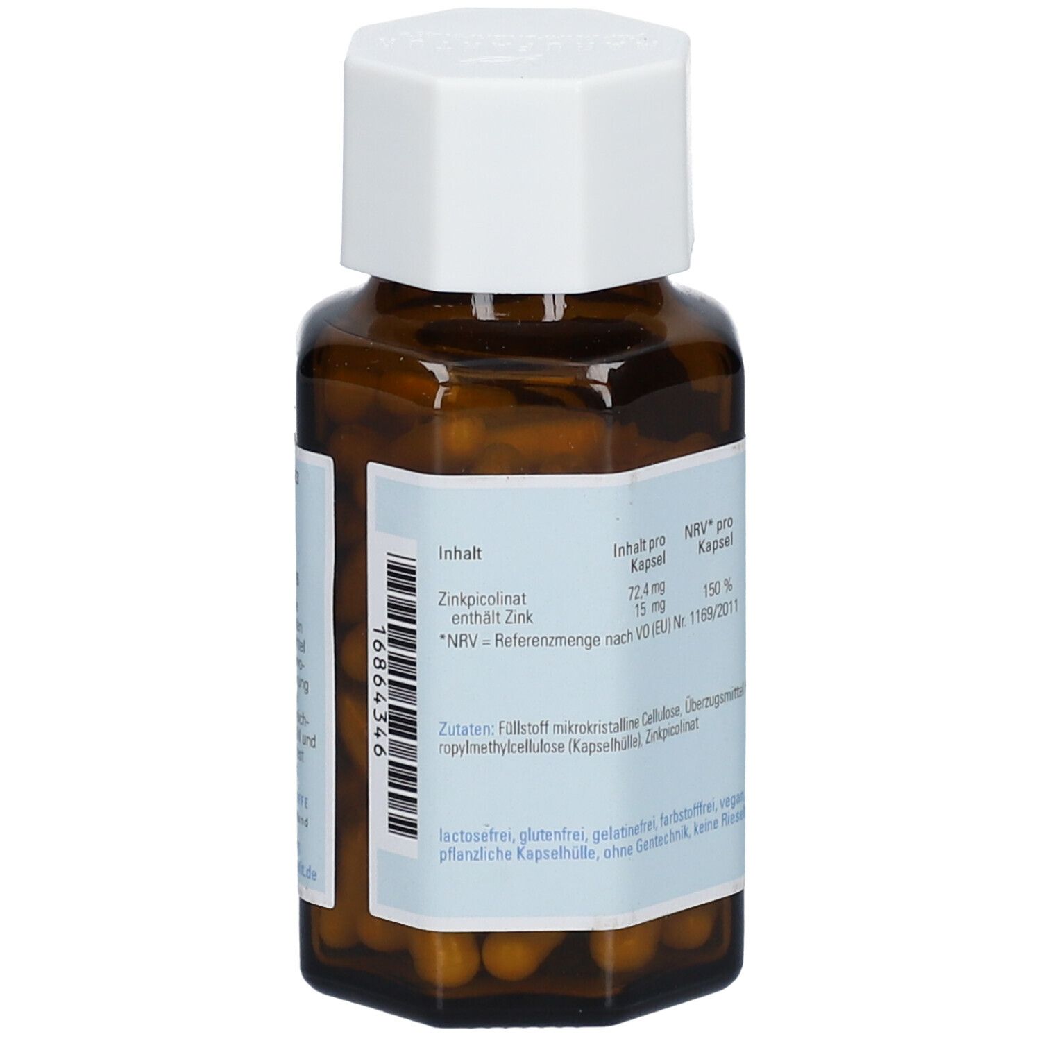 naturafit ZINK 15 mg ZINKPICOLINAT