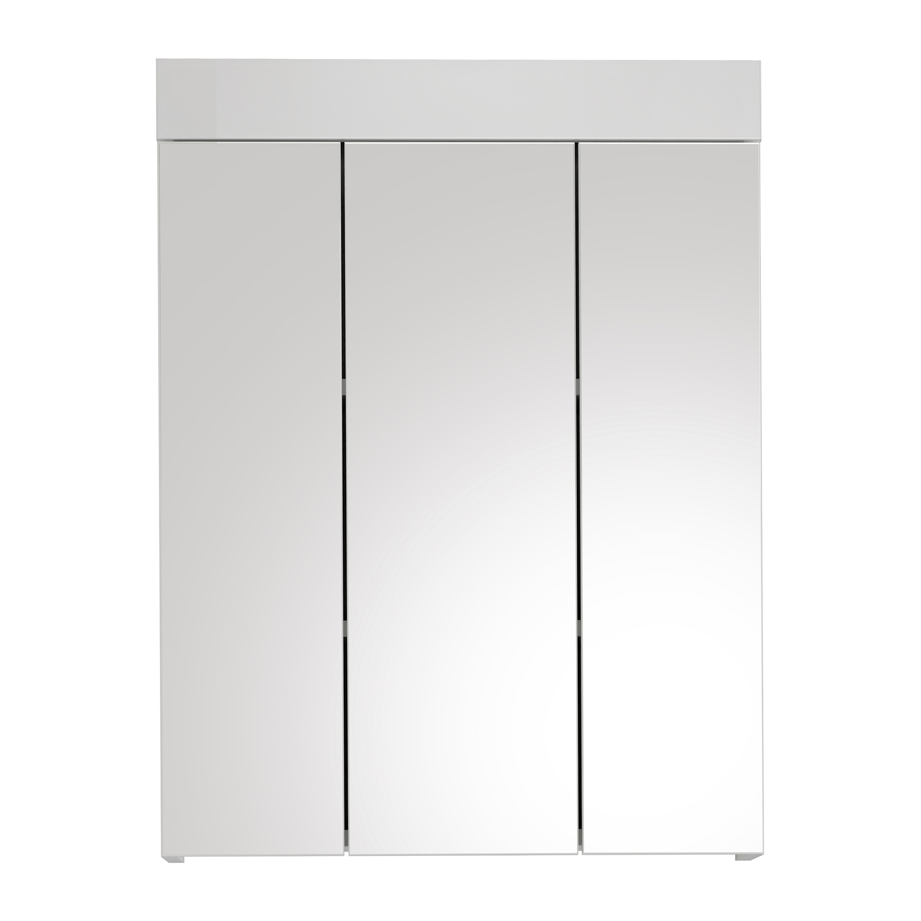 Spiegelschrank SNOW - weiß Hochglanz-weiß