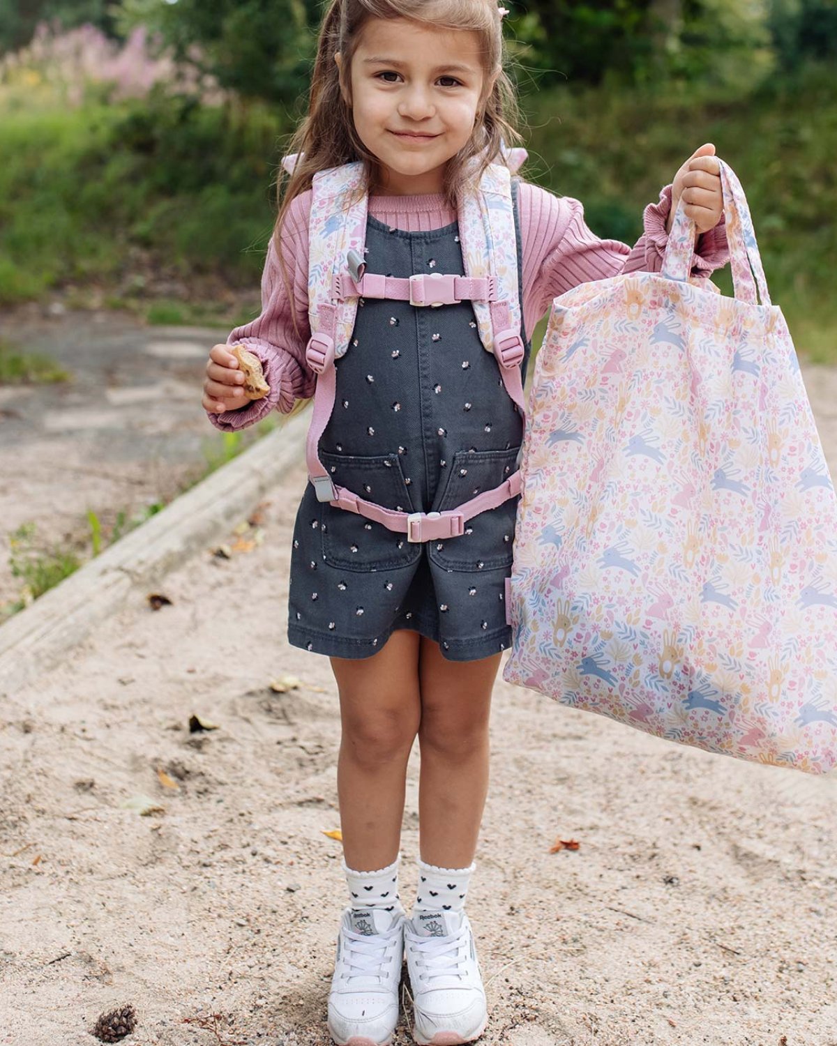 Barnehagesekk m/ Hoftebelte – 12 liter, 3-7 år | Classic Mini Bunny