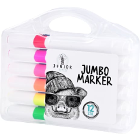 Junior Artist Jumbo Marker 12 stk.