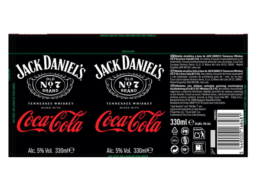 COCKTAIL JACK AND COKE 033L