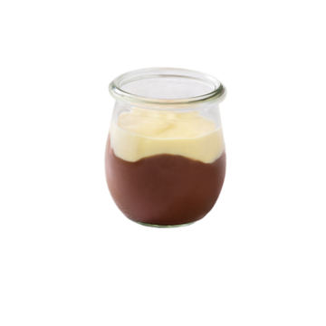 Schokopudding mit Vanilla-Sauce