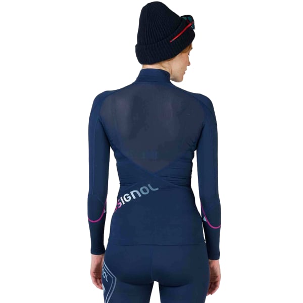 T-shirt ski de fond ROSSIGNOL W INFINI COMPRESSION RACE TOP DARK NAVY