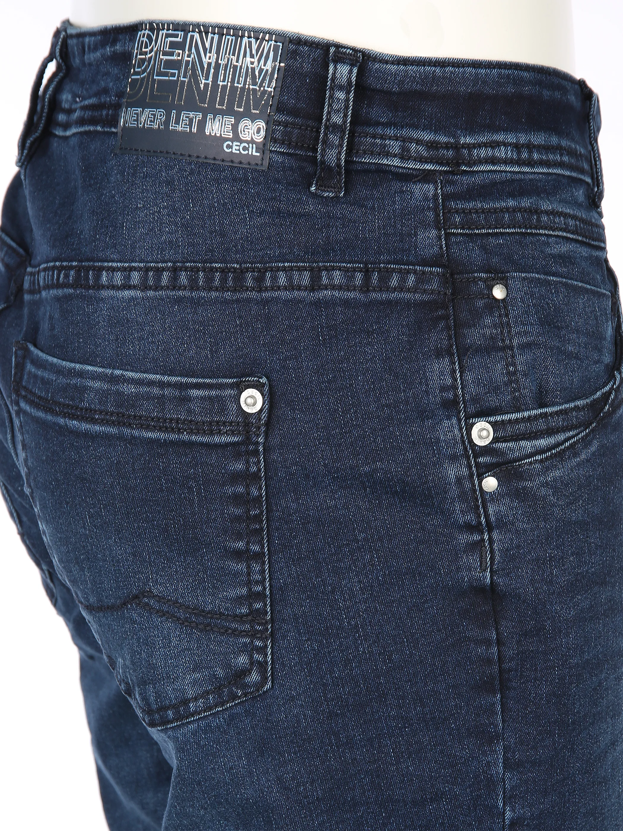 Damen Jeans mit Doppelknopf