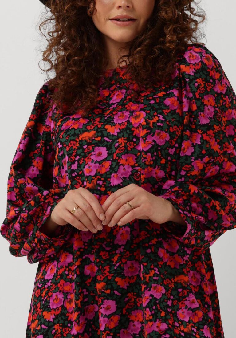 LOLLYS LAUNDRY roze lollys laundry mini jurk carla dress