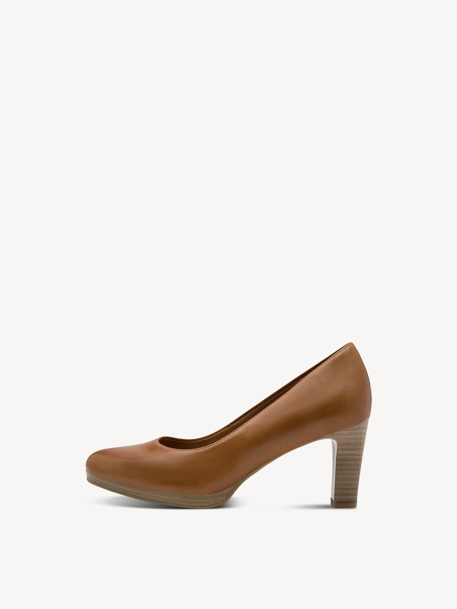 Leren Pumps - bruin