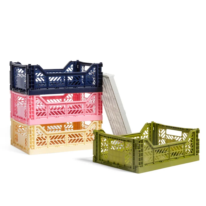 HAY - Colour Crate Korb M, 40 x 30 cm, lavendel