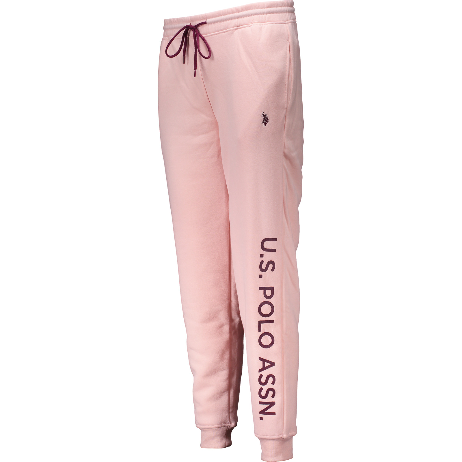 US Polo Sweathose Print Da., rosa, M