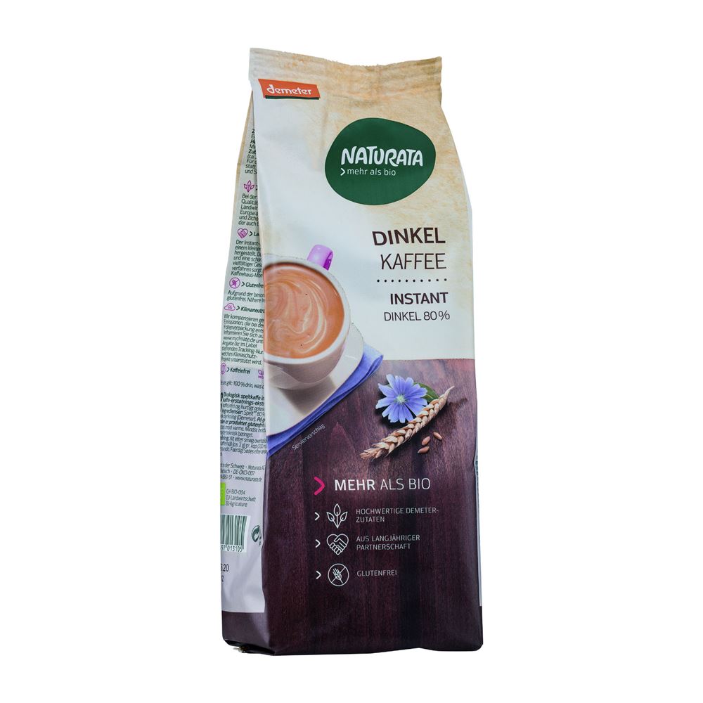 NATURATA Dinkelkaffee Instant<br>175 g, Beutel, Demeter Nachfüllbeutel