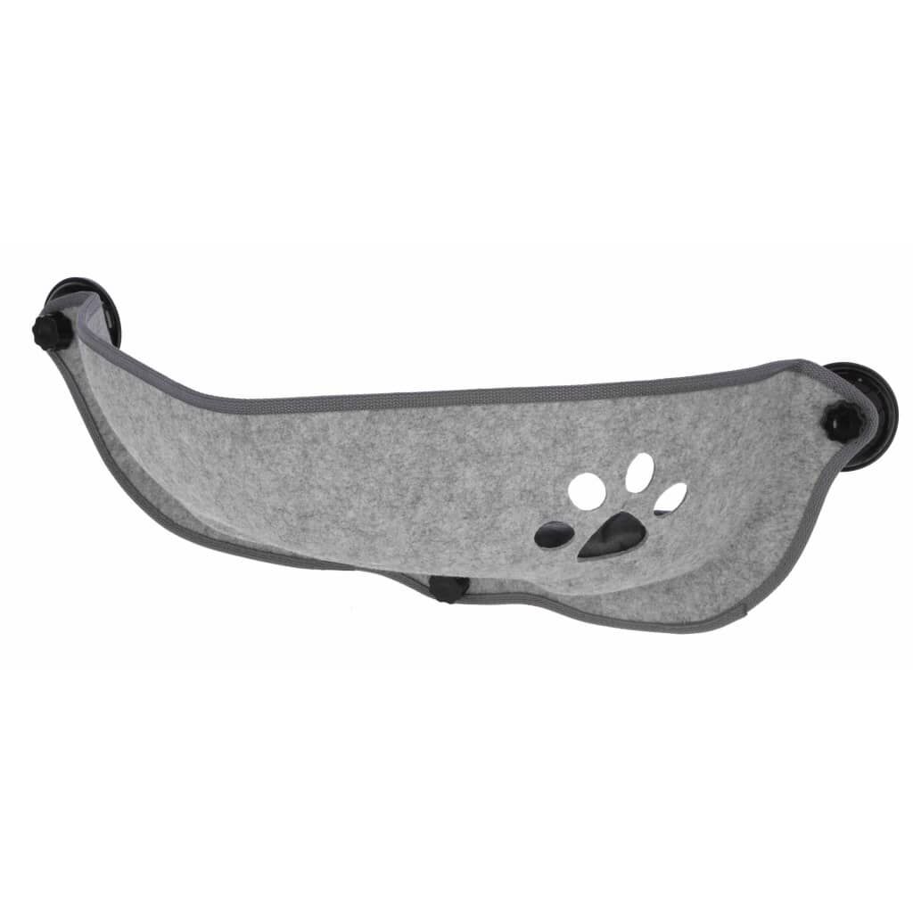 Kerbl Filzino Window Deck Kattenligstoel, 70 x 26 x 26 cm, Grijs