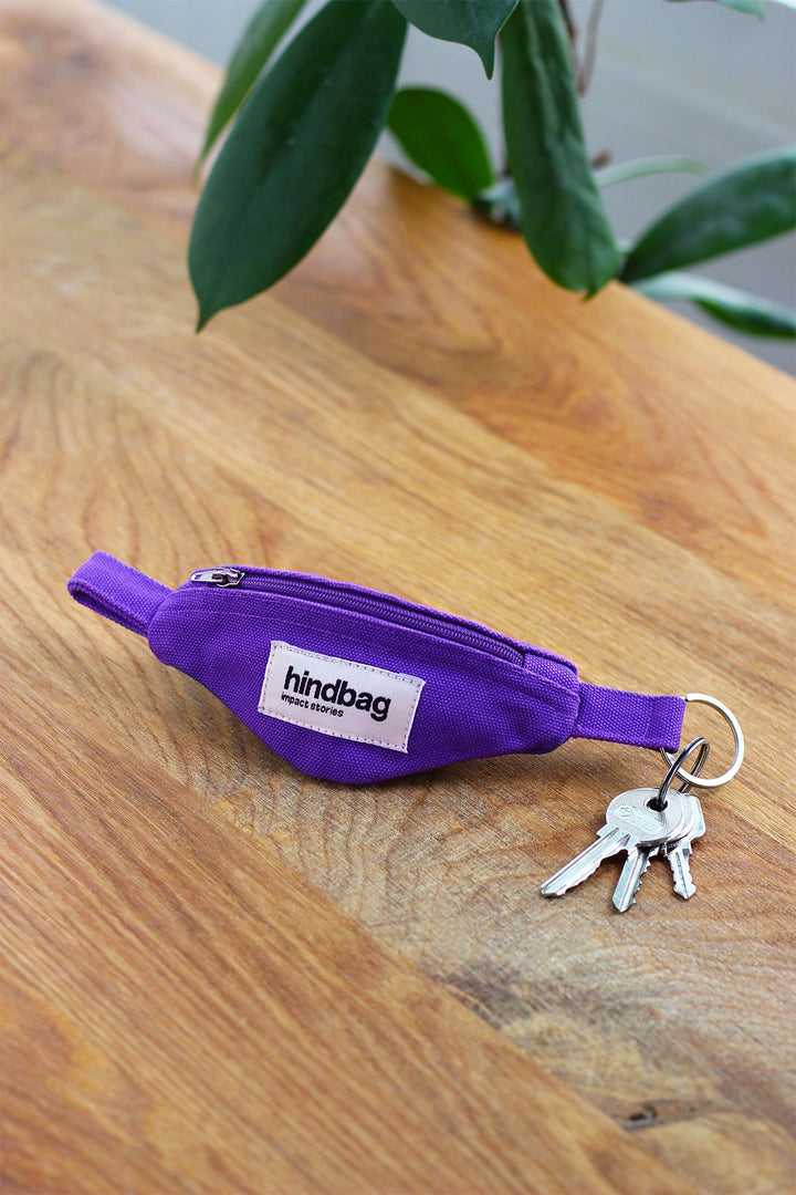 Porte-clés banane Côme Holi Violet