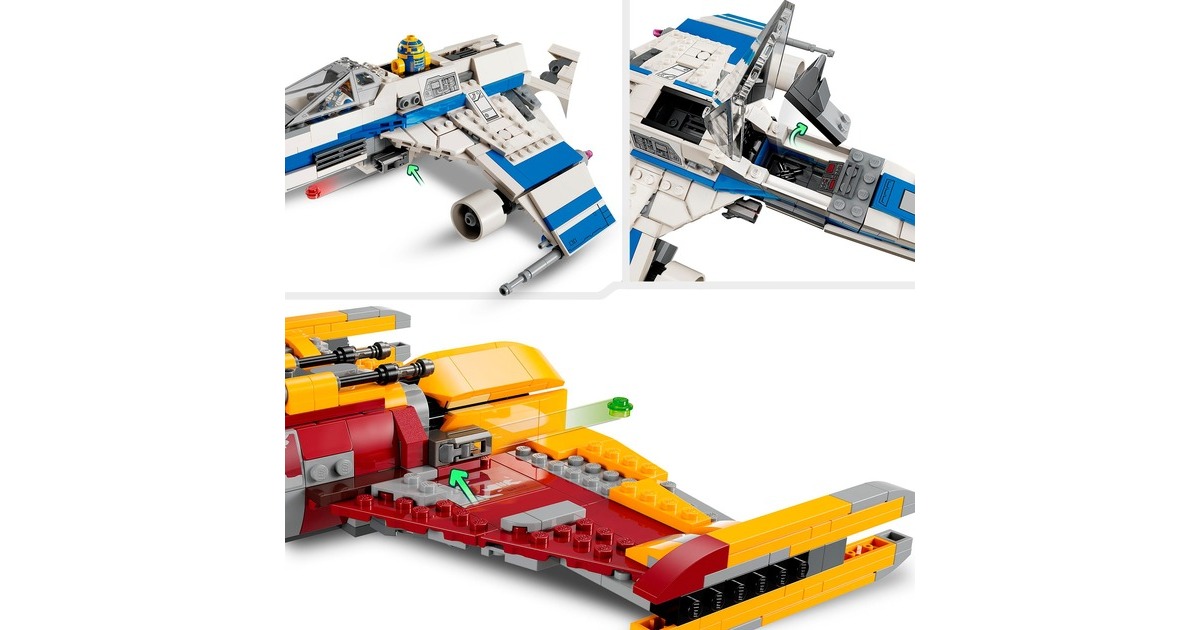 LEGOStar Wars - New Republic E-wing vs. Shin Hati's Starfighter Constructiespeelgoed  (75364)