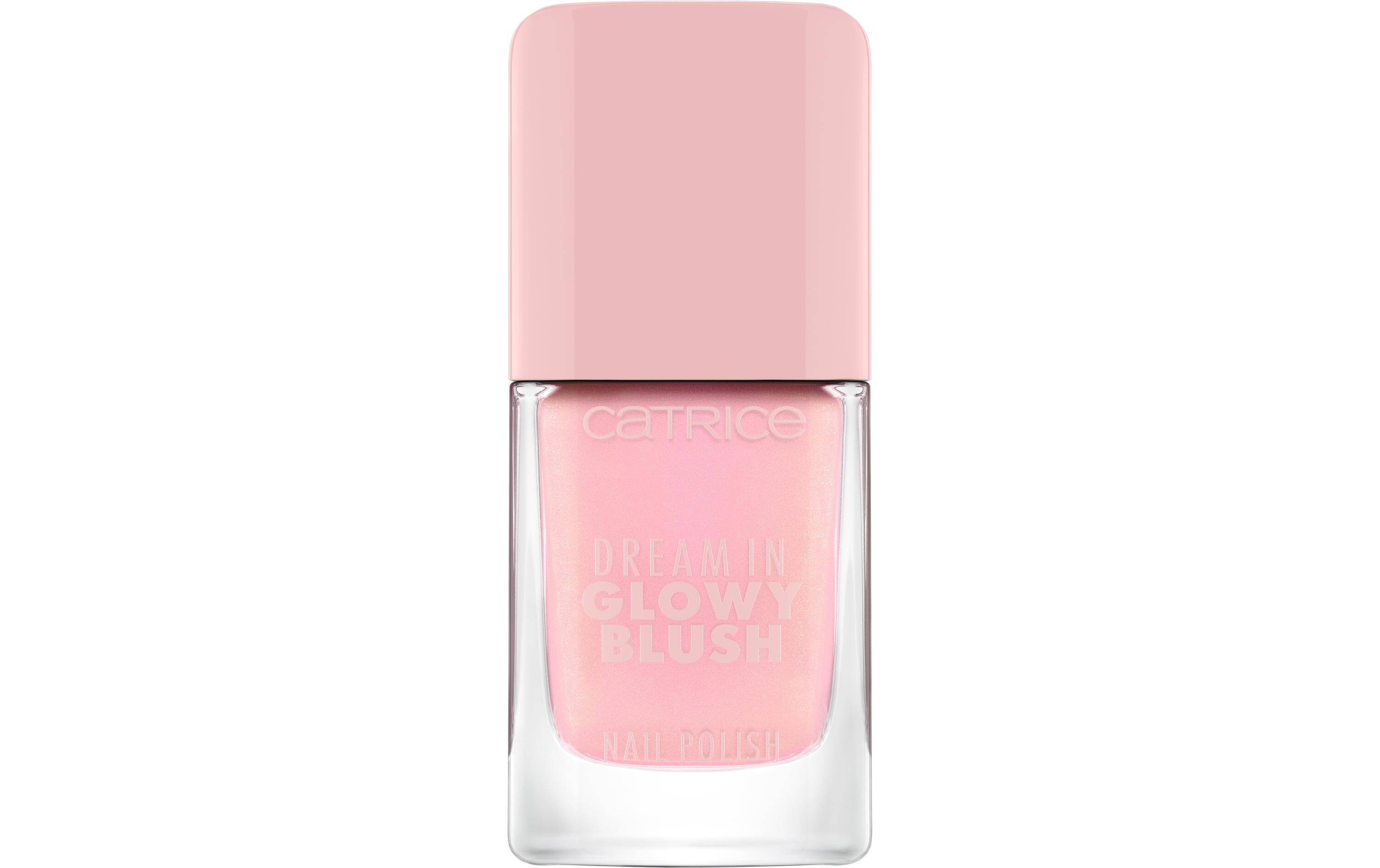 Nagellack Dream In Glowy 080 Rose Side Of Life2-in-1-Nagellack und Top Coat mit langanhaltendem, schimmerndem Effekt in Rosé