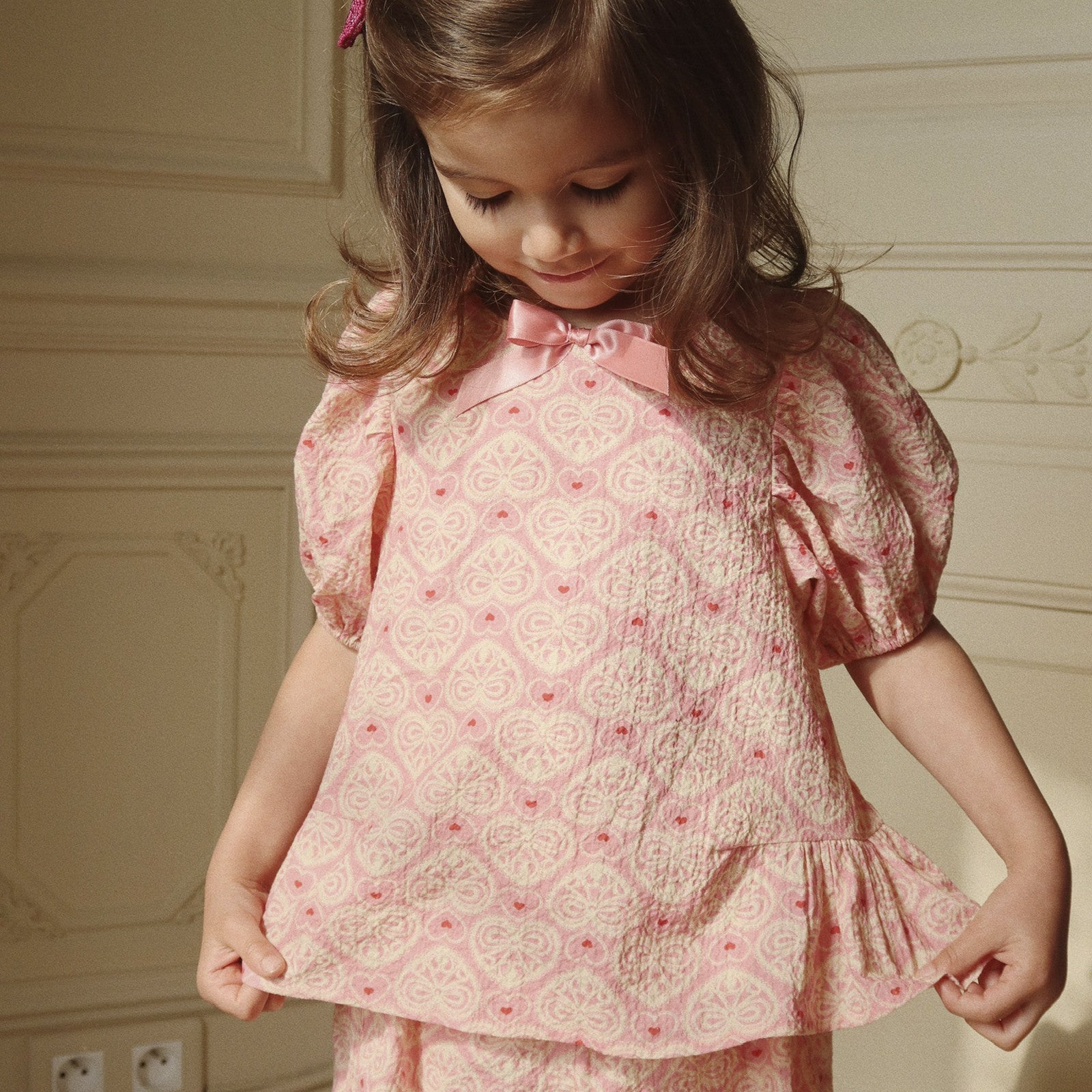 Bluse Ava Lacy Pink