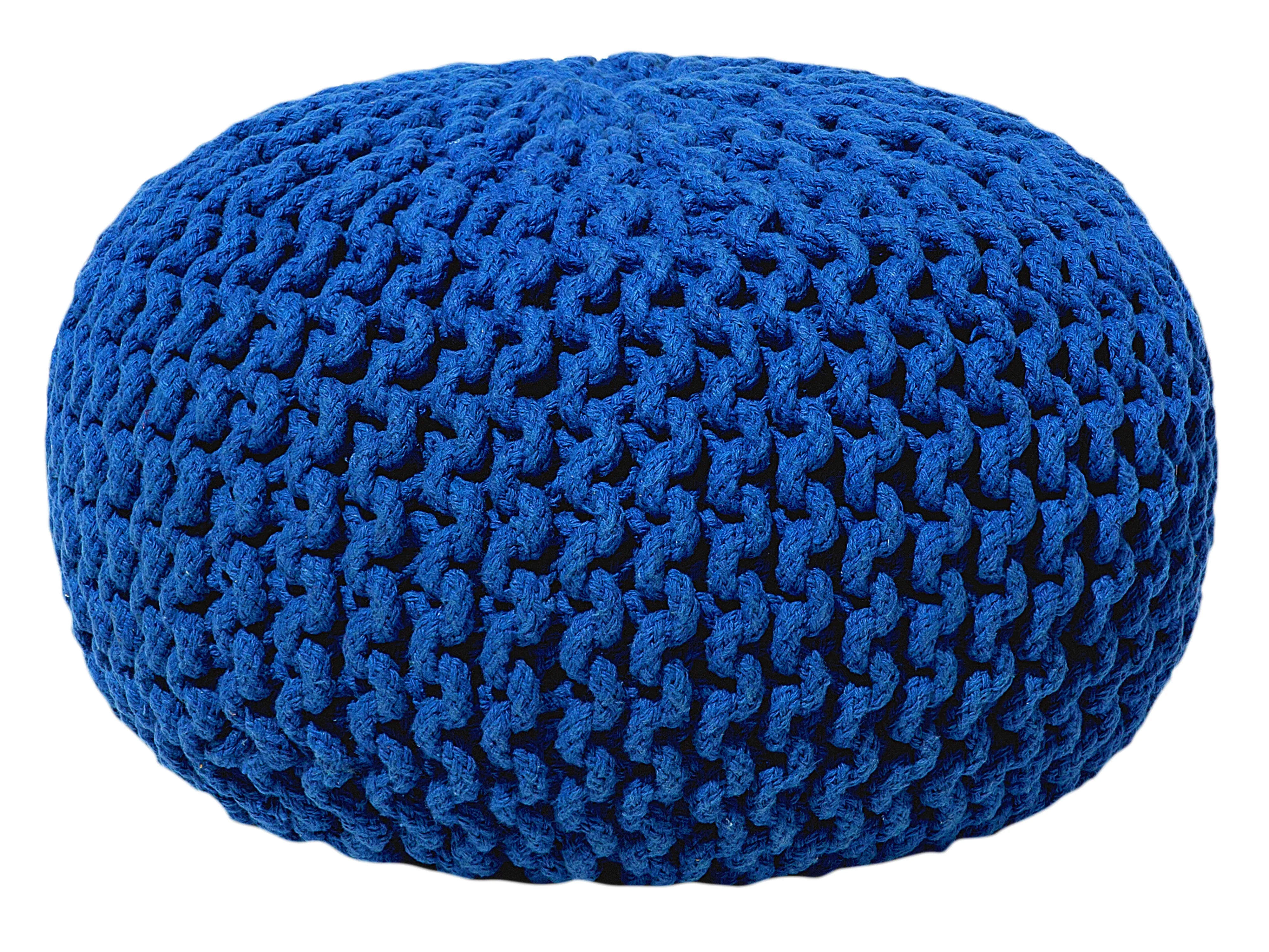 Poef CONRAD Katoen Marineblauw