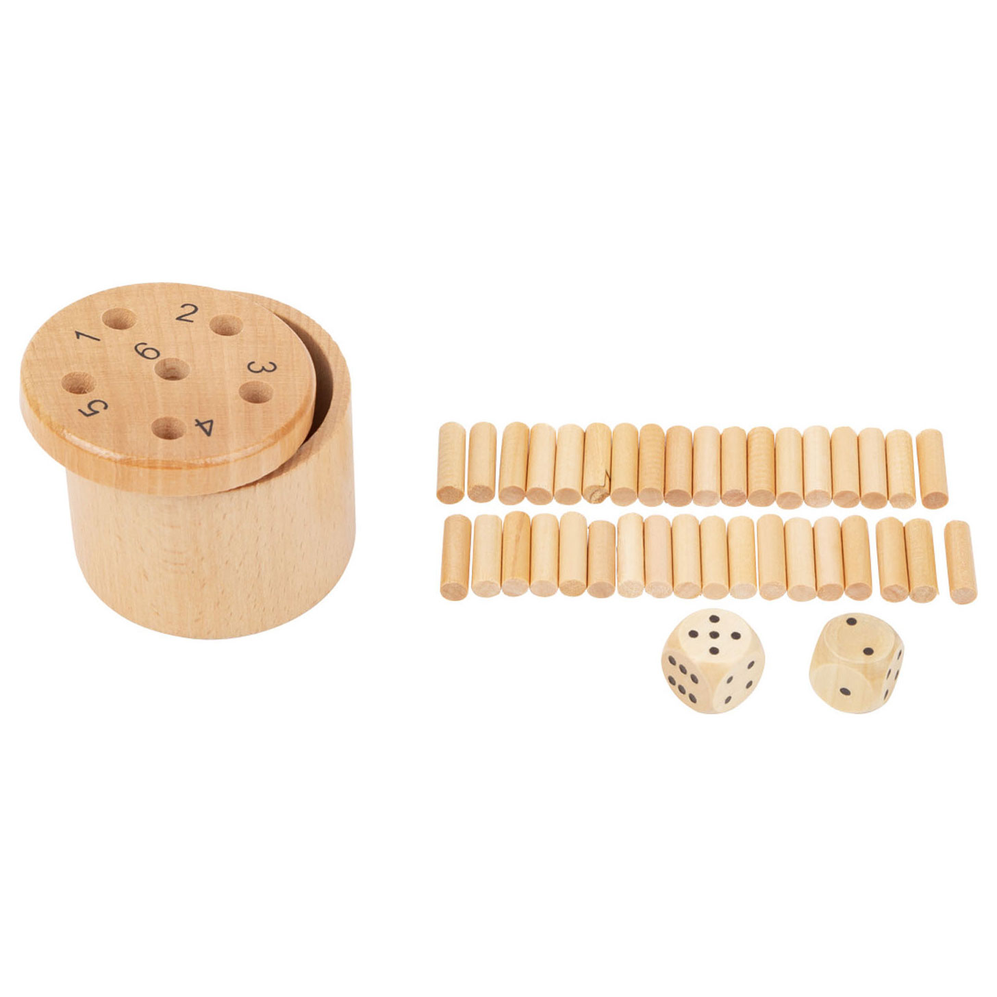 Small Foot-Dobbelspel Super Six Dice