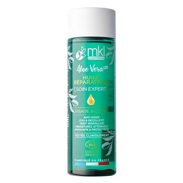 Óleo Reparador de Aloe Vera Orgânico MKL Green Nature 200ml