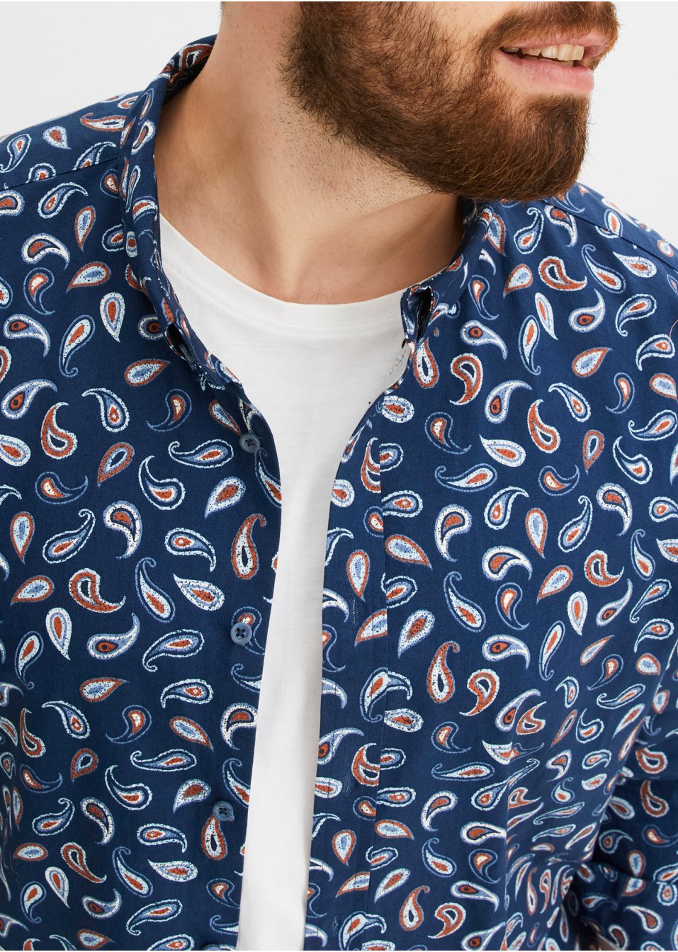 Chemise manches longues coupe confort