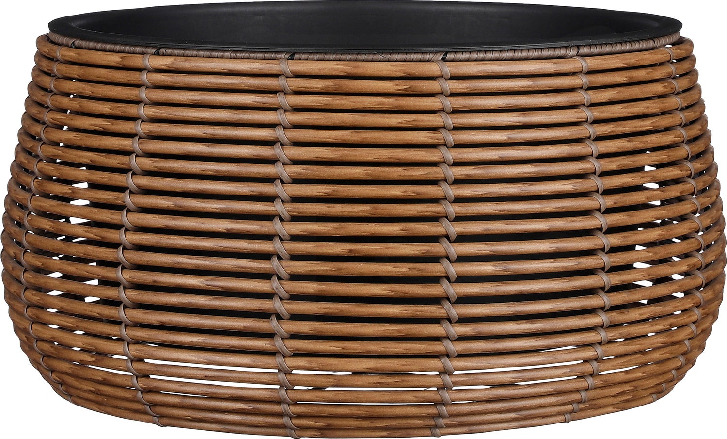 Mica Decorations bloempot Cesena bruin D 48 H 24 cm