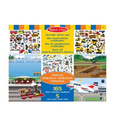 Melissa & Doug Klistremerkesetter Gjenbrukbar 6-Pack