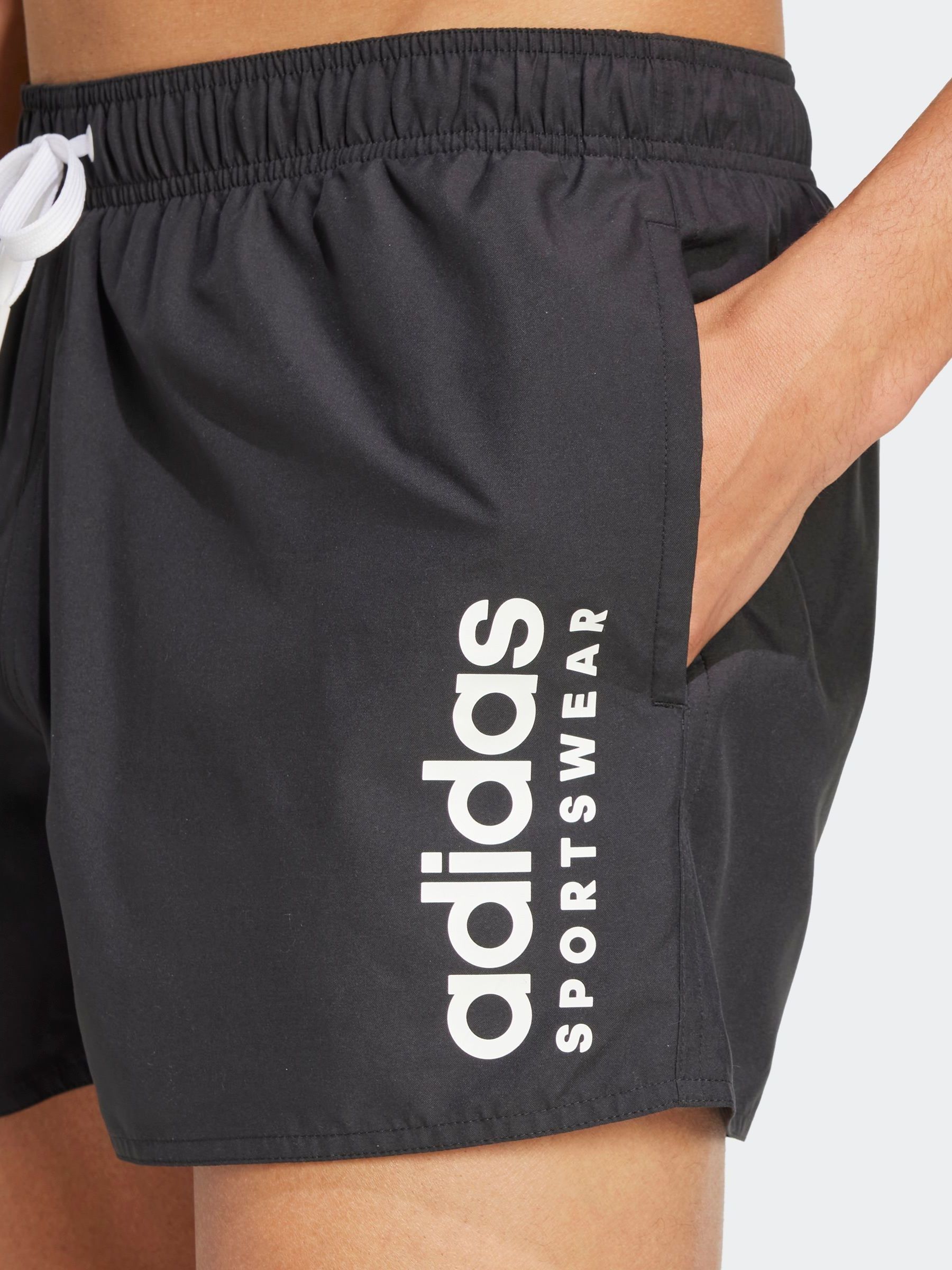 Zwart - adidas Essentials Logo CLX shorts