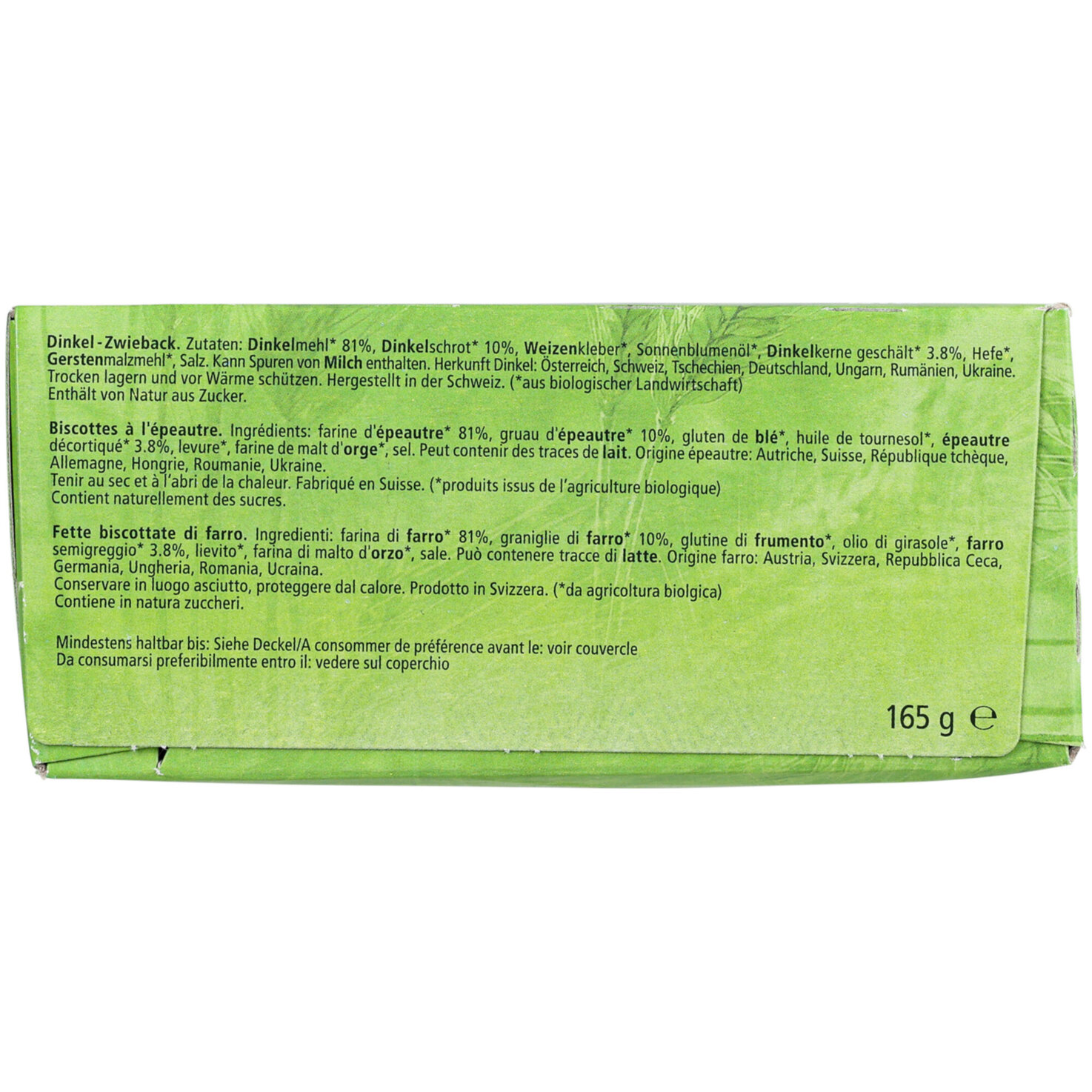 Roland Bio Dinkelzwieback