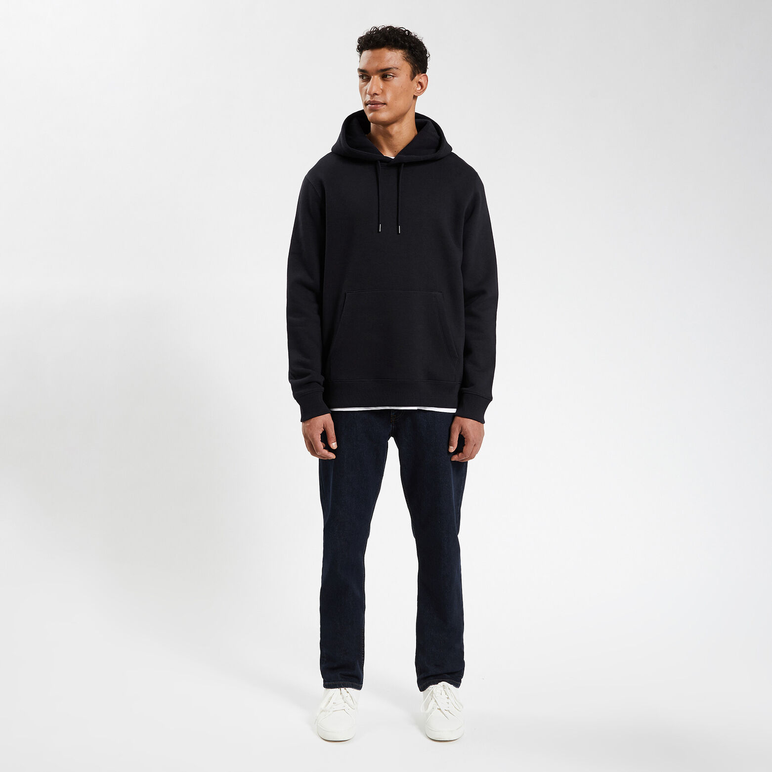Sweat à capuche essentiel Bleu foncé