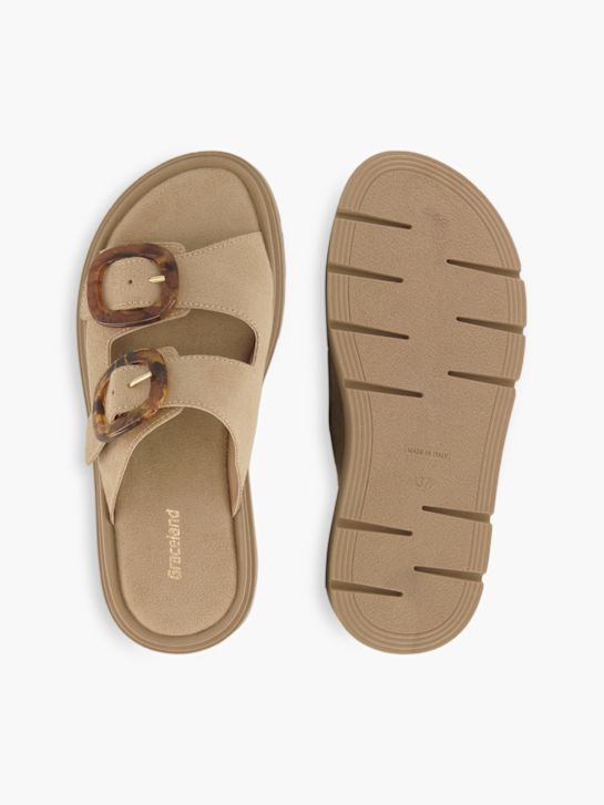 Graceland Badeschuh & Slide beige