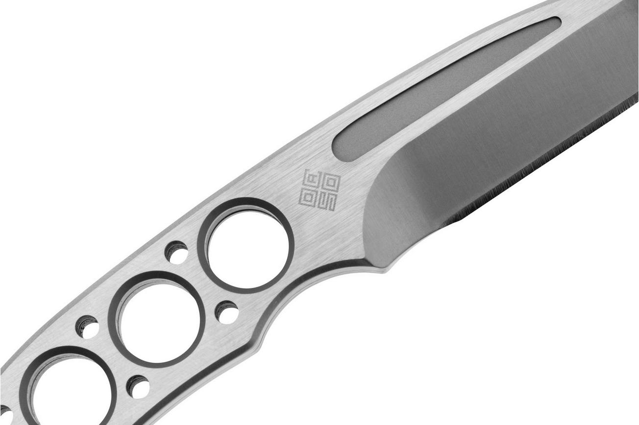 Ocaso Duo Desk Knife 80DKW Wharncliffe, With Stand, vaste bureaumessen, Wes Crawford design