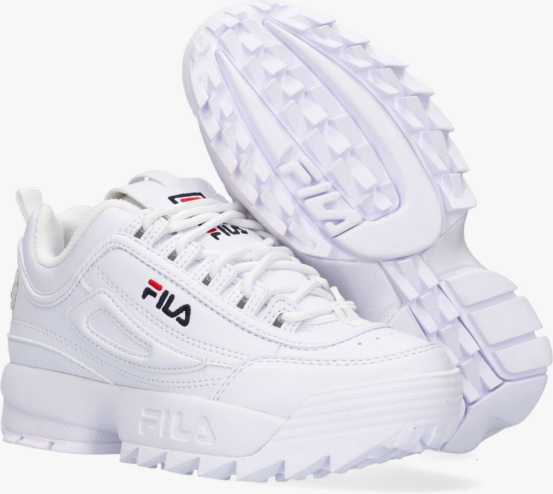 FILA witte fila lage sneakers disruptor kids
