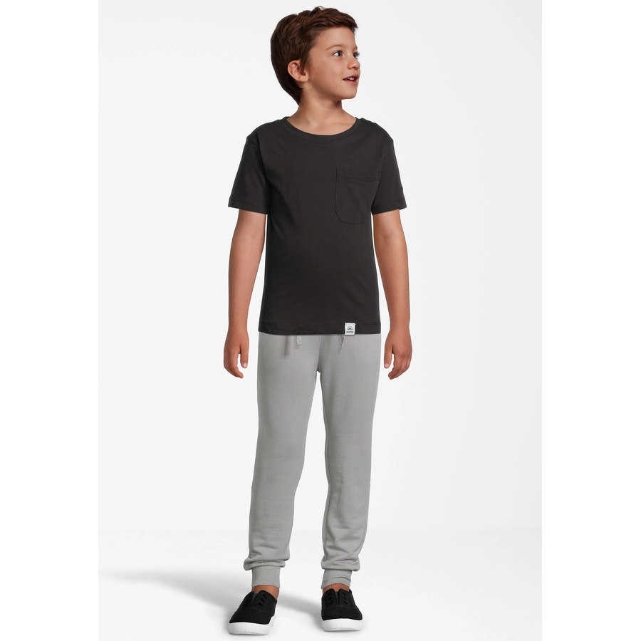 New Life T-Shirt TEE - CREW NECK PATCH POCKET Schwarz