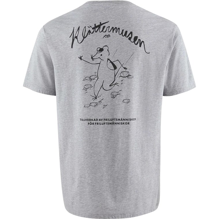 Klättermusen Runa Scrambling SS Tee M's Grey Melange