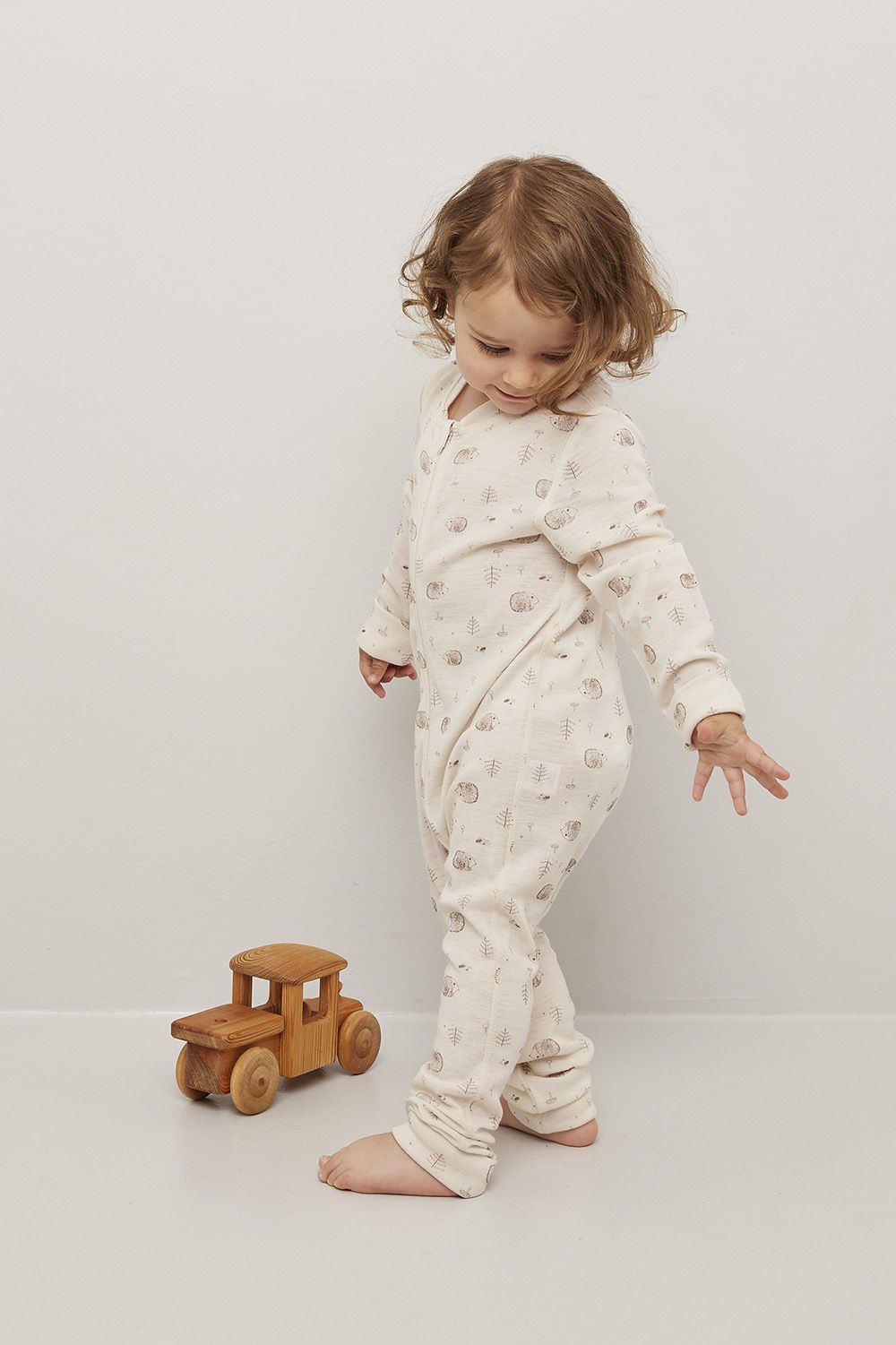 Pyjamas i merinoull Woods