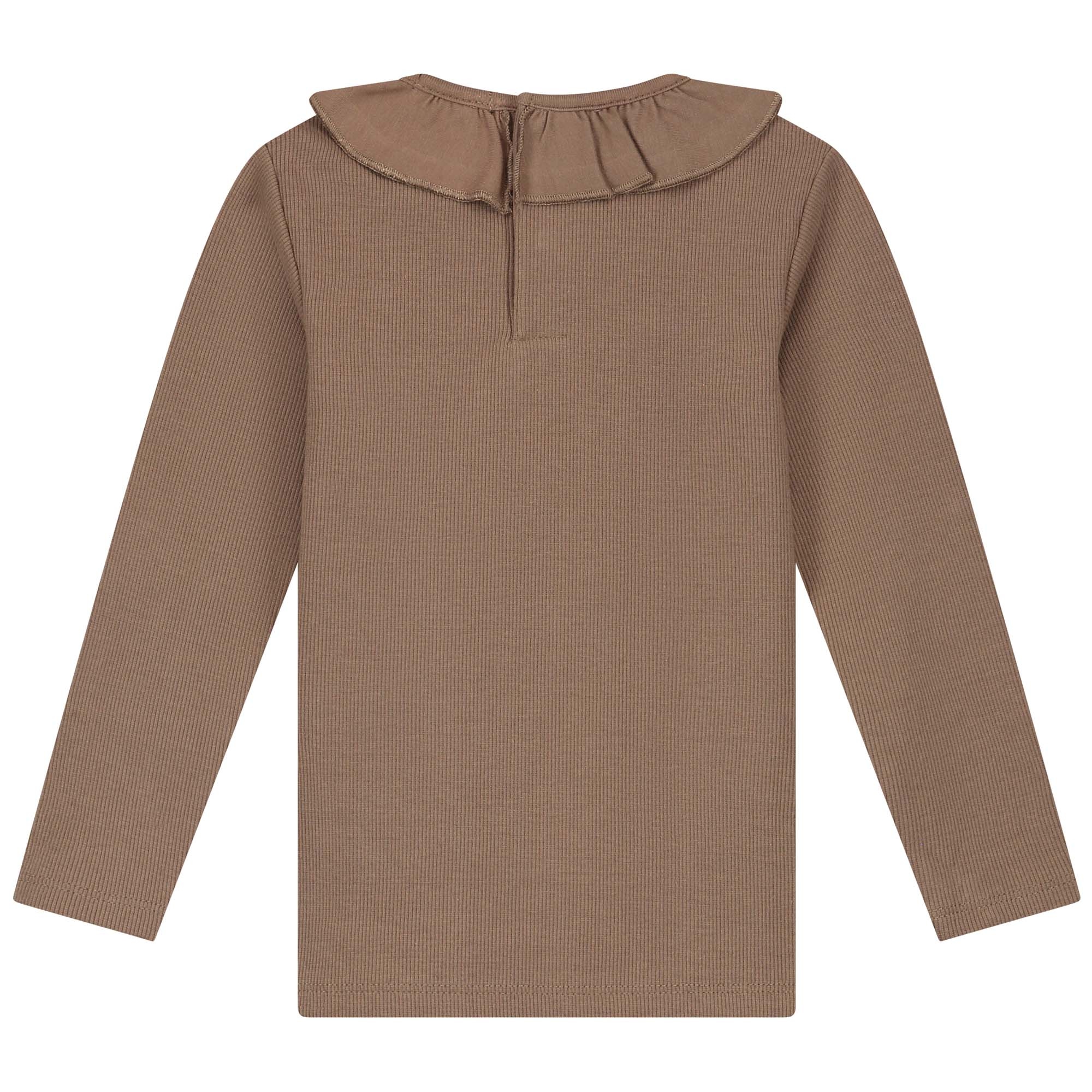 Sweet Petit Baby shirt Ellie lange mouwen effen taupe
