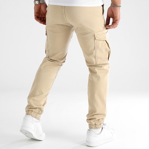 Lot De 2 Pantalons Cargo 0362 0395 Gris Anthracite Beige