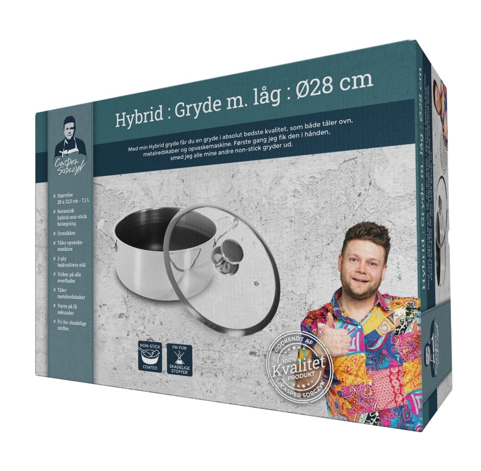 Sobczyk - Hybrid Gryde m. låg Ø28cm