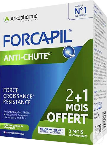Arkopharma Forcapil Anti-Chute Cheveux 90 Comprimés