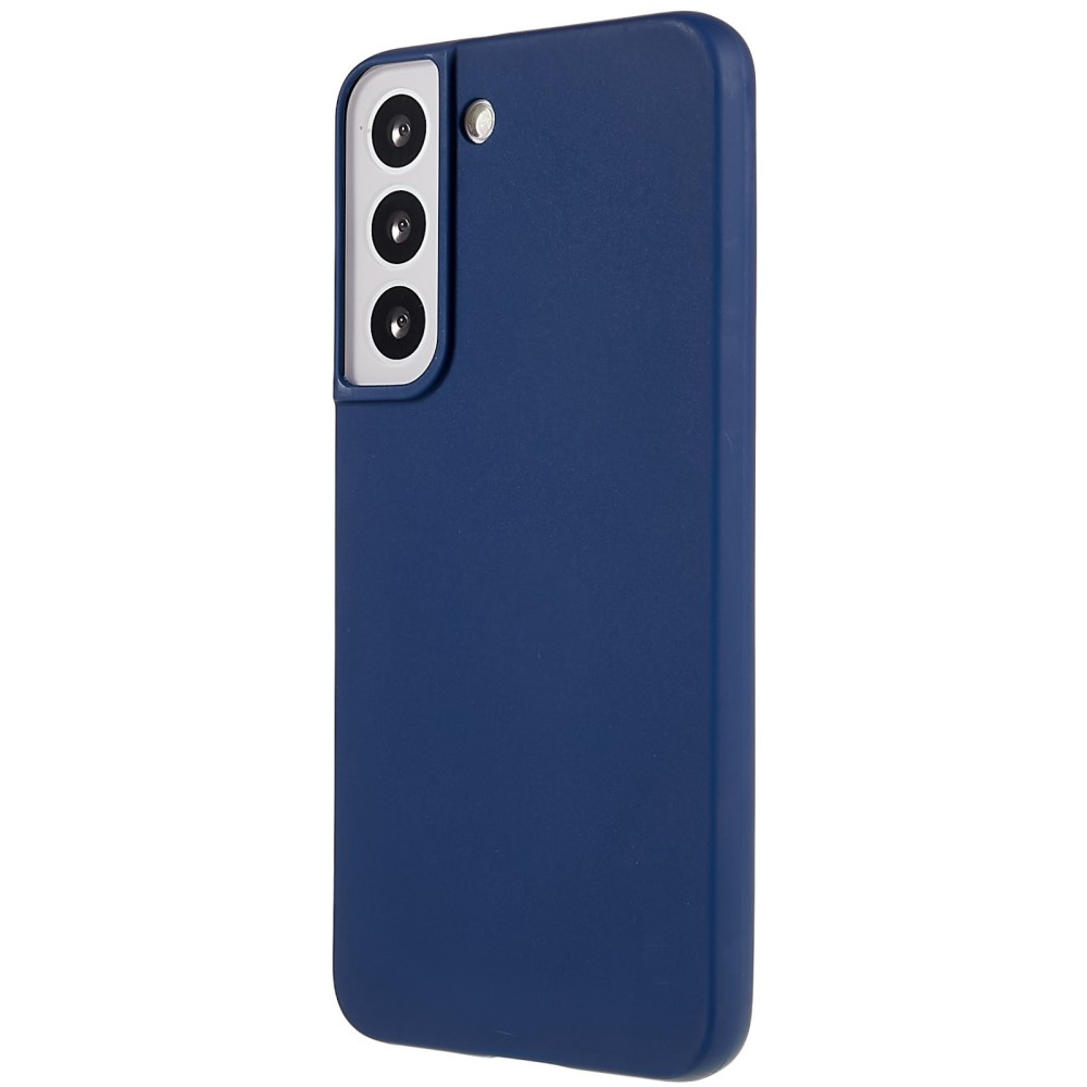 Samsung Galaxy S22 5G Gummi Case Hülle mit Kameraschutz - Dunkelblau (Matt)