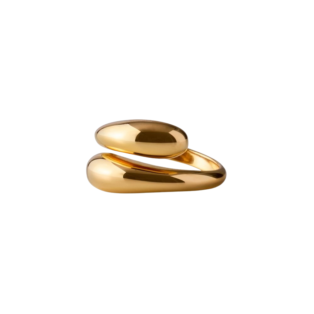 Pernille Corydon  Rain ring - forgyldt