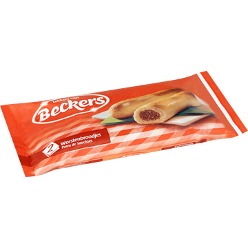 Beckers Worstenbroodjes 2 x 80 g