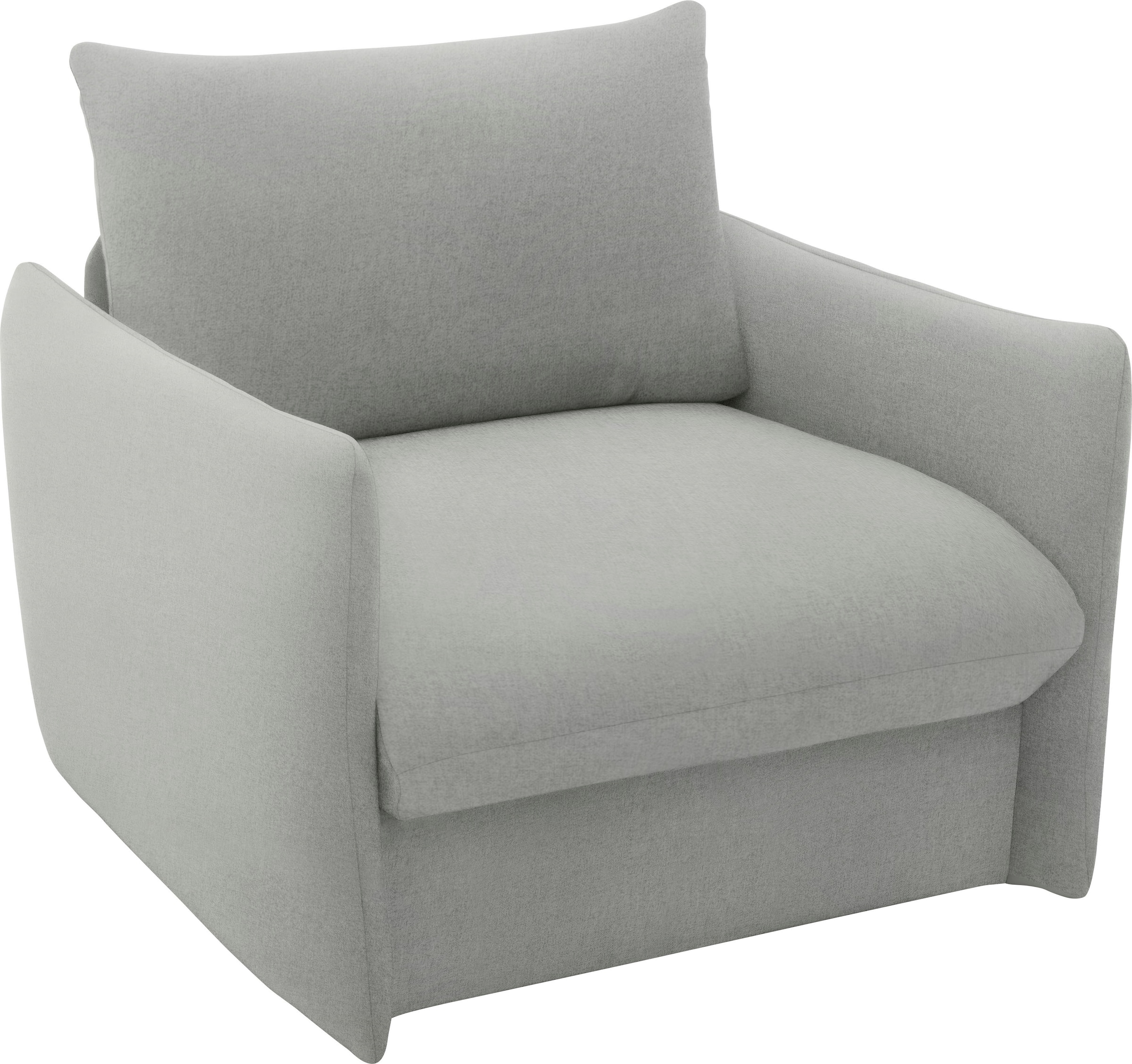 DOMO collection Sessel »700023 wandelbar zum Loungesessel, Relaxliege und Gästebett« Schlaffunktion, Federkern, stabile Liegefläche ca. 70 x 195 cm