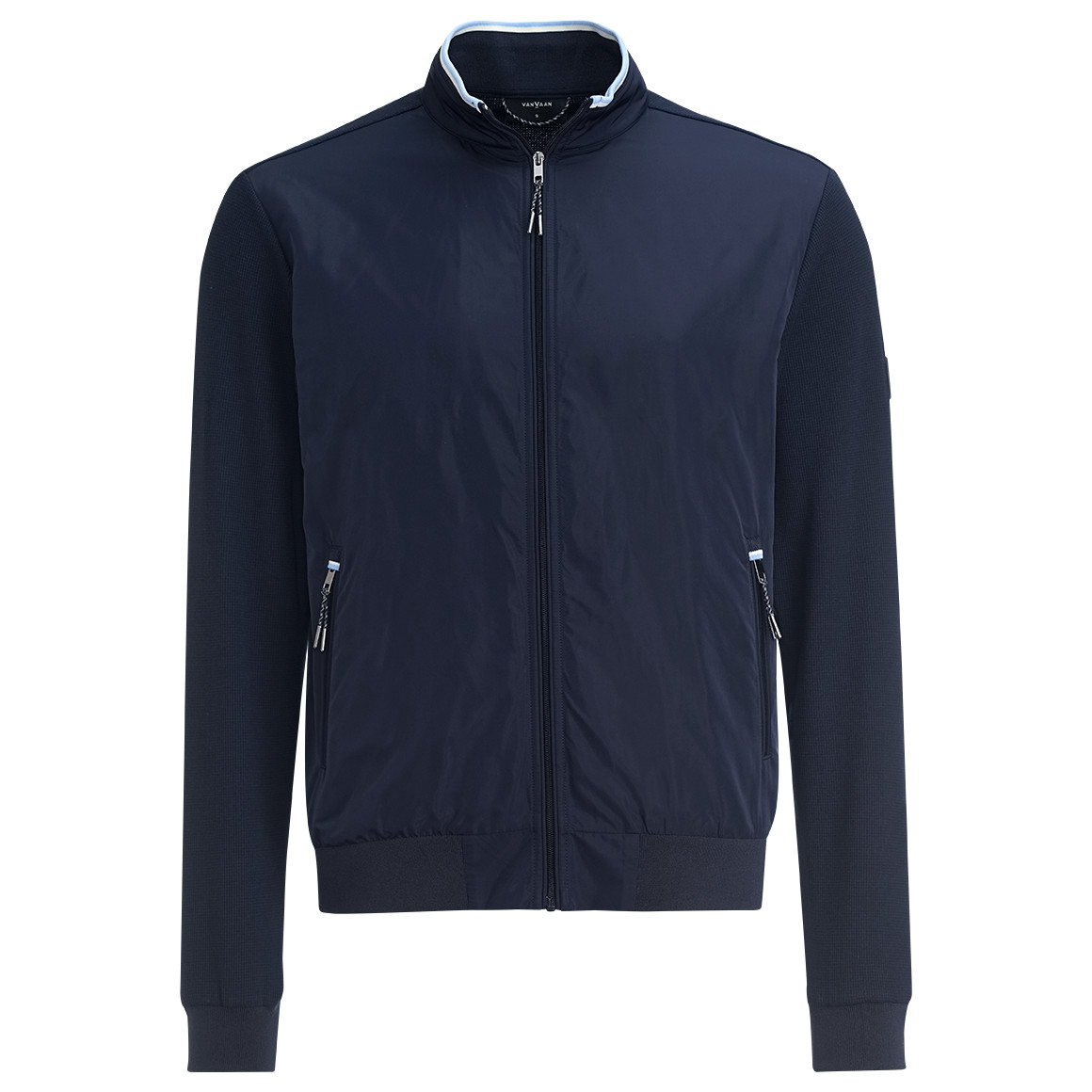 VanVaan Herren Blouson in Unifarben dunkelblau