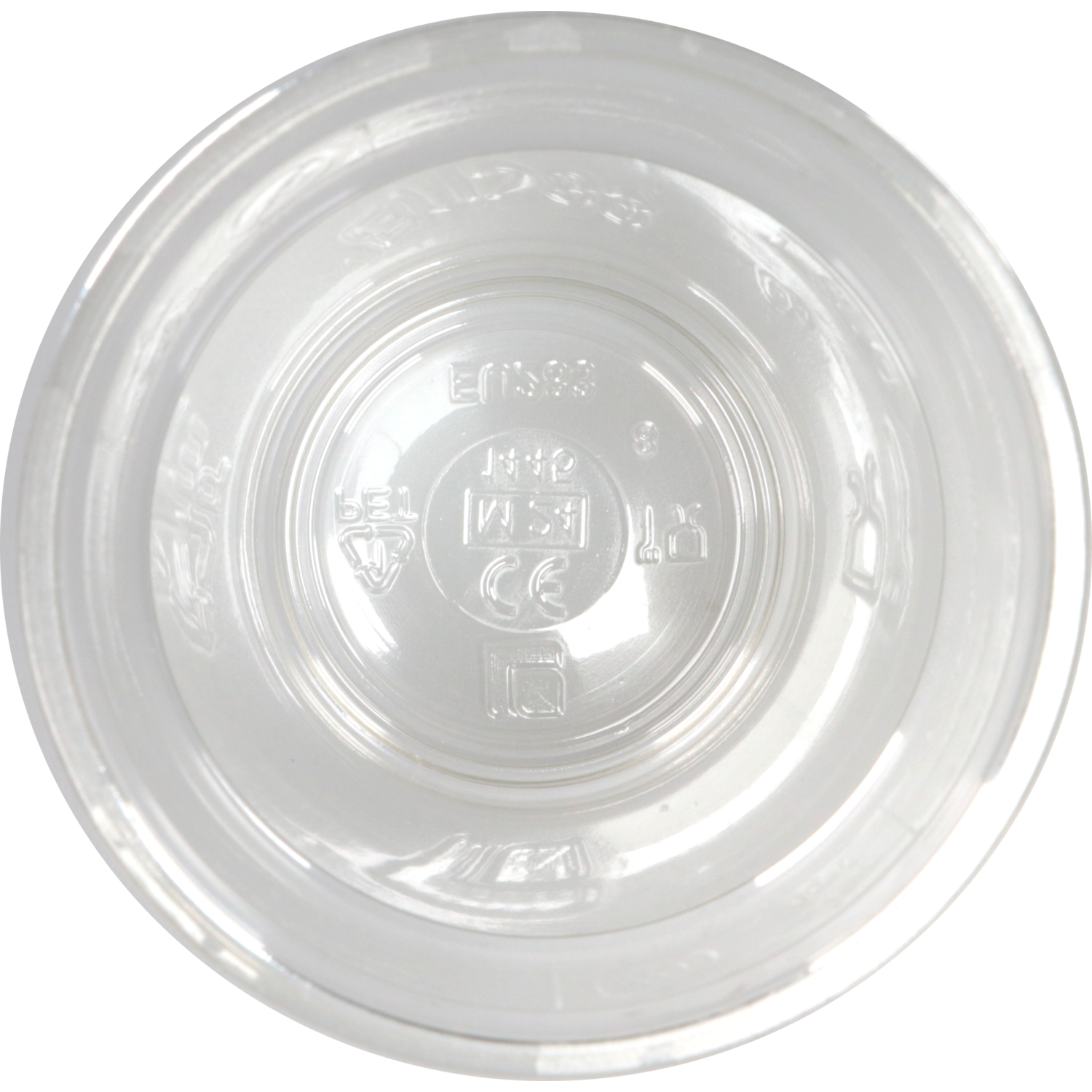 Glas, gerecycled PET, 200ml, 110mm, 0.2l, transparant