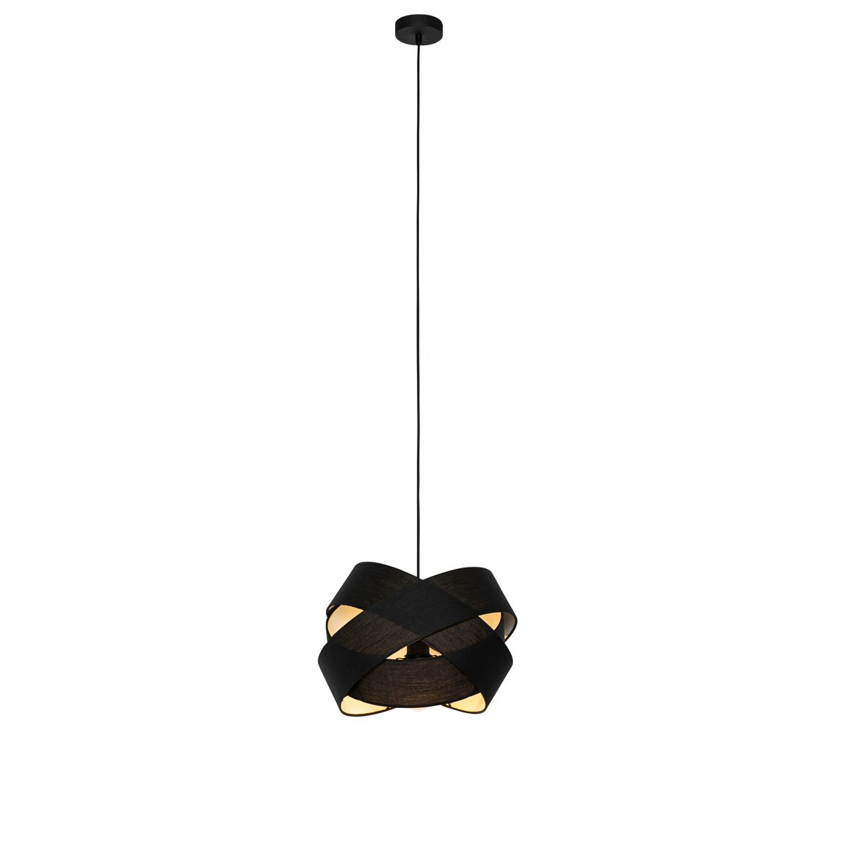Moderne hanglamp zwart - Cloth