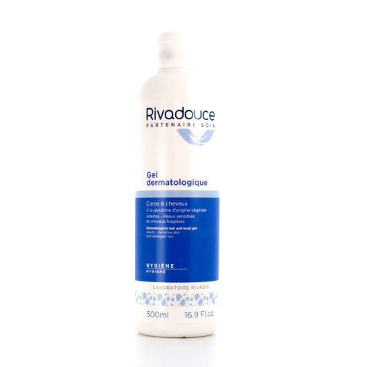 Gel dermatologique 2 en 1 corps et cheveux Rivadouce