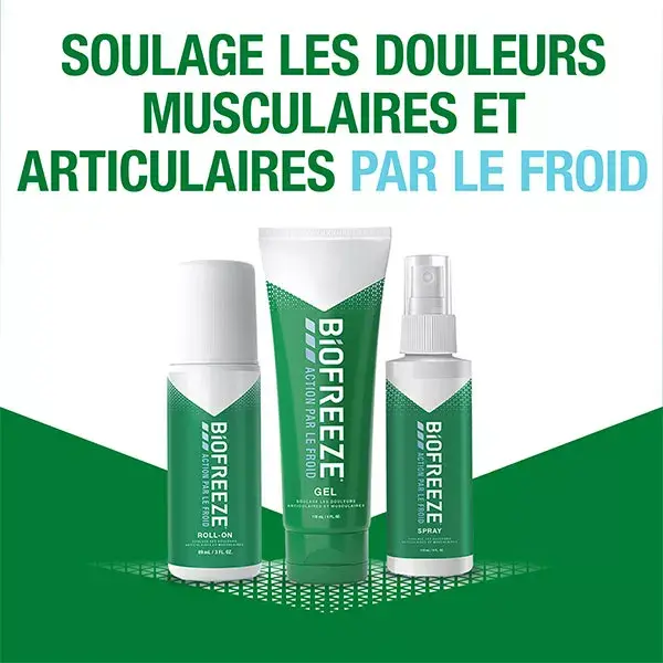 Spray Biofreeze de ação fria para músculos e articulações 118ml