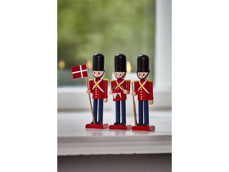 Celebrate Garder 15 cm 3 stk. Rød/Sort Træ Rød/sort