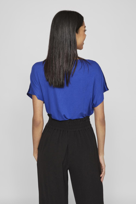 Vila blauwe dames t-shirt